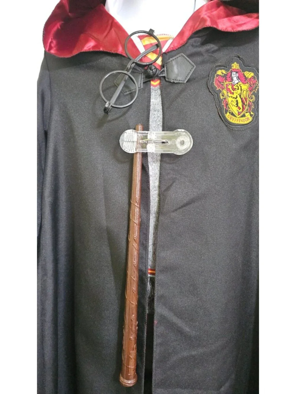 Harry Potter Deluxe Costume Boys 7-8 Outfit Robe Cloak Wand Halloween Wizard